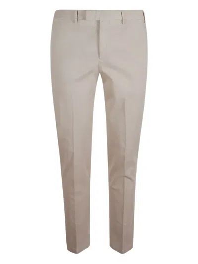Pt Torino Flap-pocket Trousers In Neutral