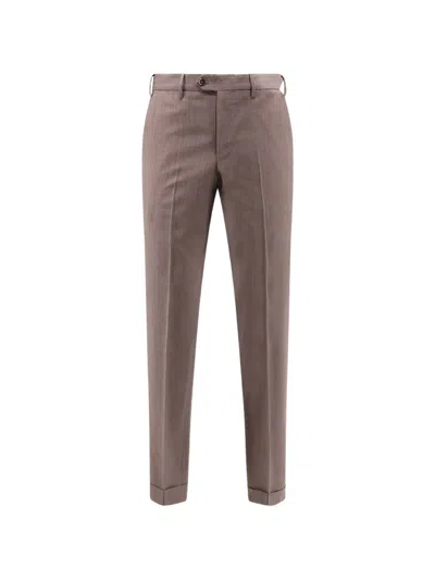 Pt Torino Flap-pocket Trousers In Neutral