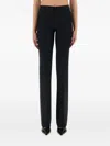 Pt Torino Flared-leg Tailored Trousers In Black