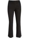 Pt Torino Trousers Fabric Flared Cut In Black