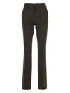 Pt Torino Stretch Fluid Tricotine Flare Pants In Green