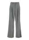 Pt Torino Frakie Pants Macro Fancy Fancy Wool Stretch In Gray