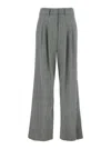 Pt Torino Frakie Pants Macro Fancy Fancy Wool Stretch In Green