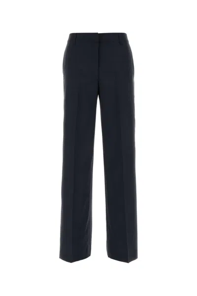 Pt Torino Francoise Virgin Wool Twill Pants For Women In Multi