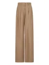 Pt Torino Frankie Pleated Trousers In Neutral