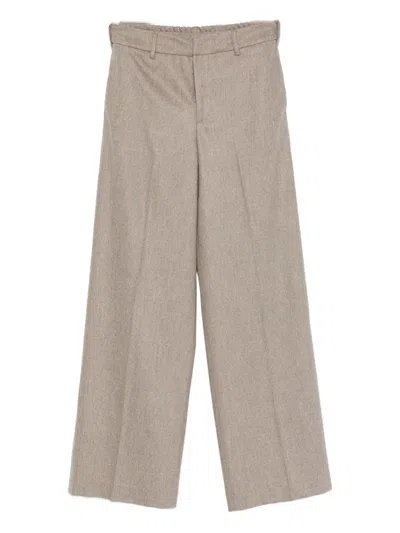 Pt Torino Freddo Trousers In Neutral