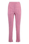 Pt Torino Frida Cotton Blend Trousers In Multi