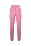 Pt Torino Frida Cotton Blend Trousers In Multi
