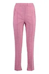 Pt Torino Frida Cotton Blend Trousers In Multi