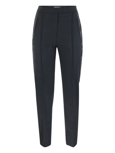 Pt Torino Frida Pleated Trousers In Blue