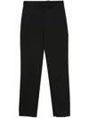 Pt Torino Frida Satin Trousers In Black