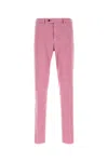 Pt Torino Fuchsia Stretch Linen Blend Pant In N892