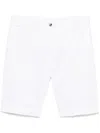 Pt Torino Gabardine Shorts In White