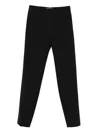 Pt Torino Tailored Straight-leg Trousers With Seam Detailing In Black