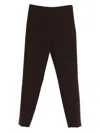 Pt Torino Tailored Black Trousers With Straight-leg Cut In Multi