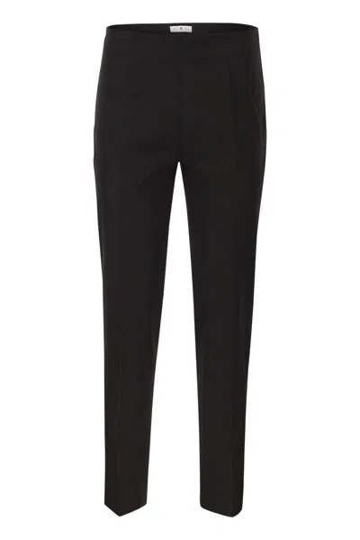 Pt Torino Gioia High-waist Skinny Pants In Black