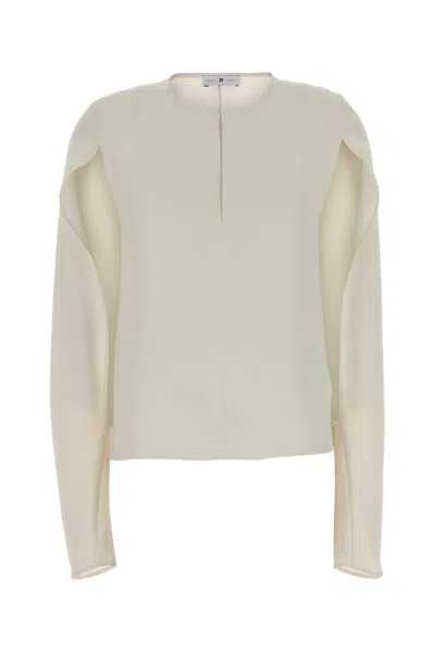 Pt Torino Grazie Blouse T-shirt For Women In White