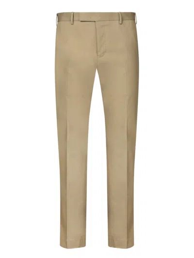 PT TORINO PT TORINO GREEN SUBTLE TEXTURE TROUSERS