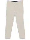 Pt Torino Beige Tailored Trousers With Hidden Closure In Grey