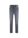 Pt Torino Five-pocket Cotton Jeans In Blue