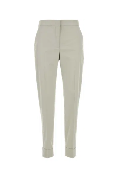 Pt Torino Grey Stretch Cotton Blend Pant In Beigefreddo