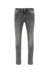 Pt Torino Grey Stretch Denim Jeans