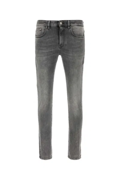 Pt Torino Grey Stretch Denim Jeans