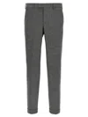 Pt Torino Lightly Stretch Brushed Cashmere Blend Wool Pants With Master Fit In Gray