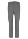 Pt Torino Trousers Lyocell Blend Back Pockets In Grey