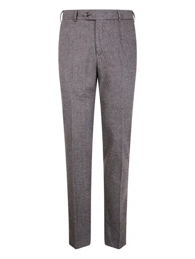 PT TORINO HERRINGBONE-PATTERN TROUSERS