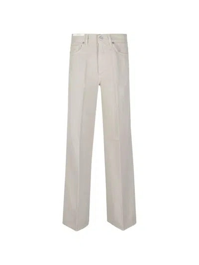 Pt Torino Casual Pants With Belt Loops In Gray