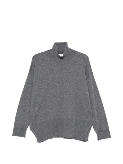 Pt Torino High-neck Drop-shoulder Sweater In Multi