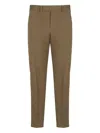 Pt Torino Hook-bar Trousers In Brown
