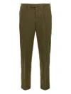 Pt Torino Straight Cut Trousers Pockets In Green