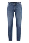 Pt Torino Indie Slim Fit Jeans In Blue