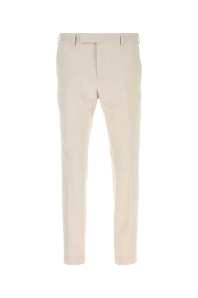 PT TORINO PT TORINO IVORY STRETCH WOOL PANT