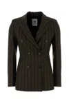 Pt Torino Embroidered Stretch Wool Blazer In Multi