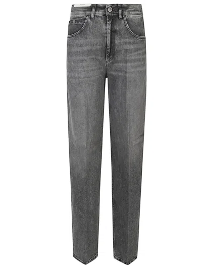 Pt Torino Five-pockets Cotton Jeans In Black