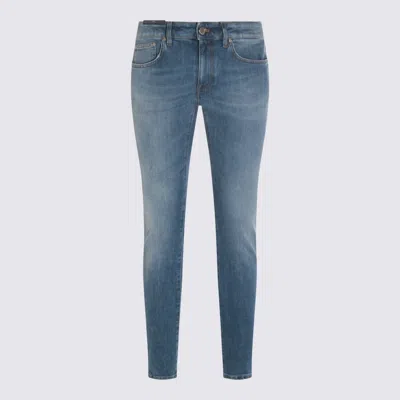Pt Torino Straight Leg Trousers Featuring Five-pocket Design In Blue