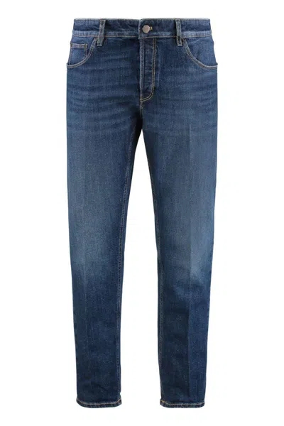 Pt Torino Reggae Tapered Fit Jeans In Navy