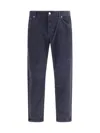 Pt Torino Corduroy Five-pocket Pants In Blue
