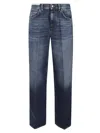 Pt Torino Faded Jeans In Blue