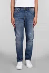 Pt Torino Slim-fit Jeans In Medium-rise Cotton In Blue