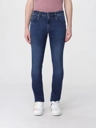 Pt Torino Belt Loops Jeans In Blue