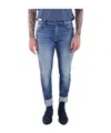 Pt Torino Jeans With Belt Loops In Blue