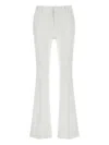 Pt Torino White Stretch Cotton Blend Pant In White