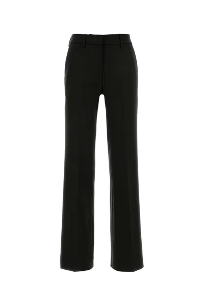 Pt Torino Jodie Stretch Wool Pant In Black