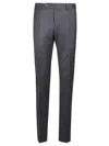 Pt Torino Trousers In Grigio Scuro