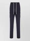 Pt Torino Joggers Wool Elastic Waistband In Blue