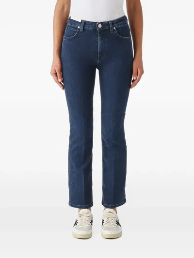 Pt Torino Kim Cropped Jeans In Blue